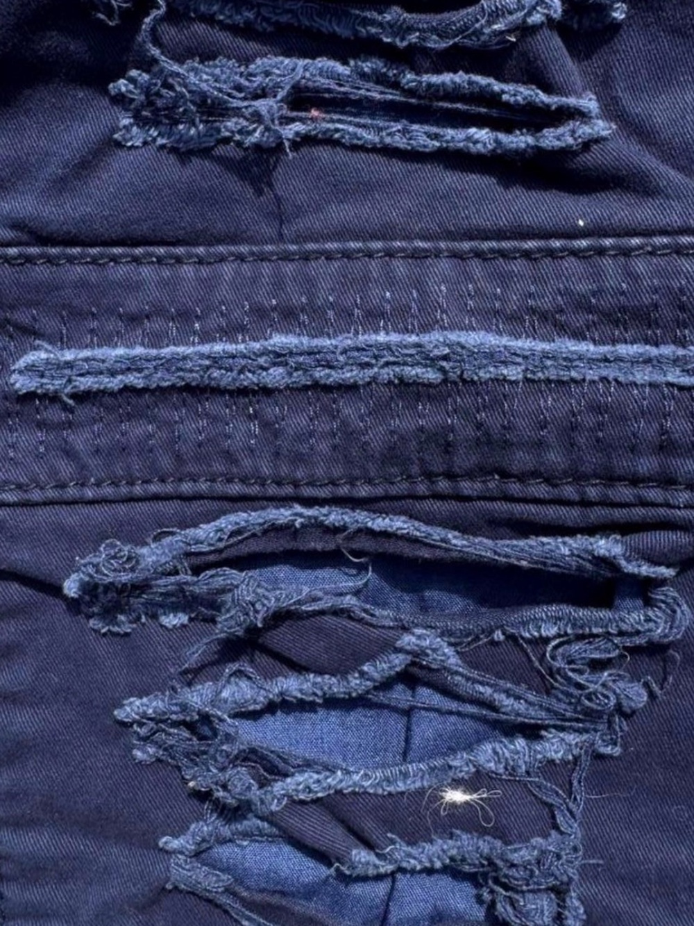Navy blue XRAY jeans with distressed details men’s size 30/30 - Picture 4 of 6